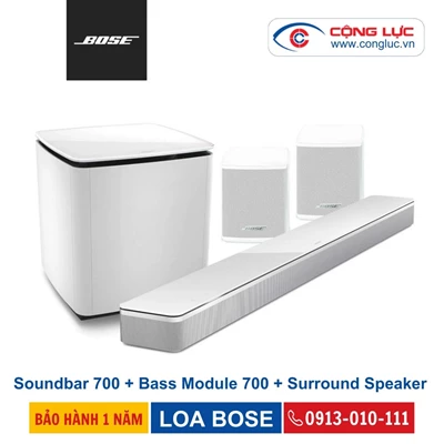 Soundbar 700 + Bass Module 700 + Surround Speaker